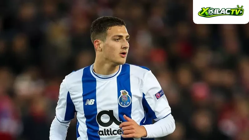 Diogo Dalot trong màu áo của Porto