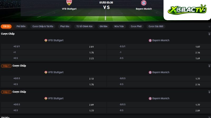 Stuttgart vs Bayern Munich