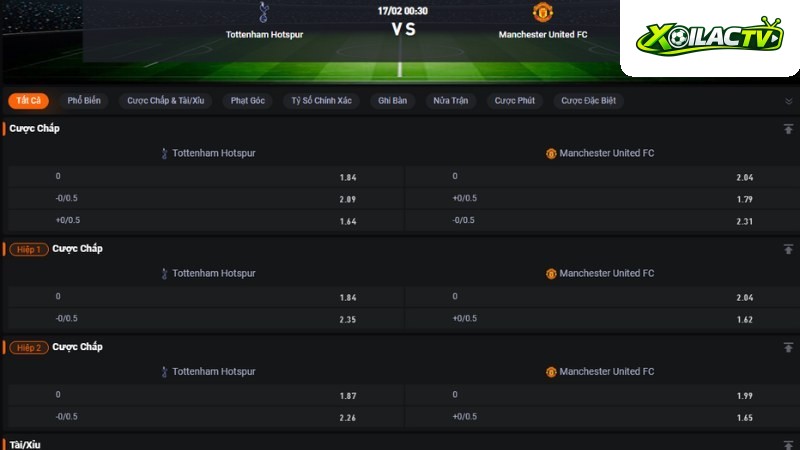 Tottenham vs Man Utd