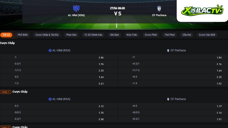 Al Hilal vs Pachuca