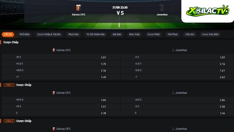 Genoa vs Juventus