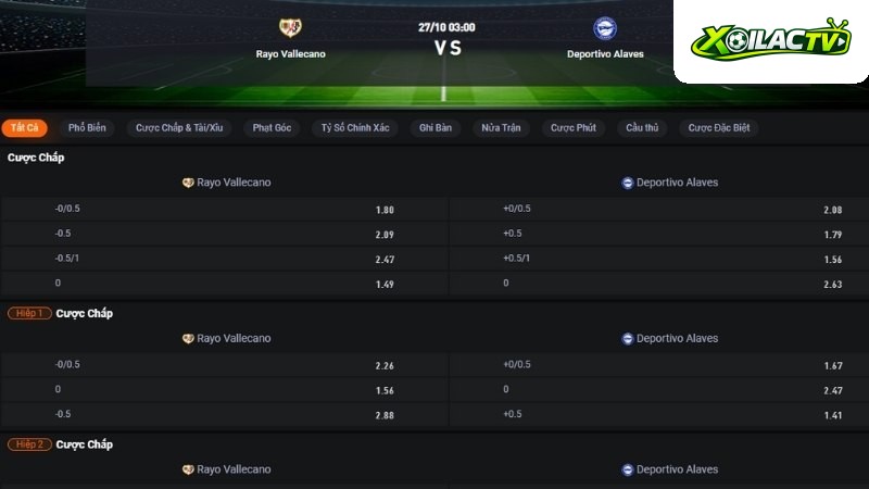 Vallecano vs Alaves